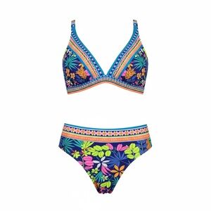 SHEIN Multicolor Floral Bikini NWT Size 4XL